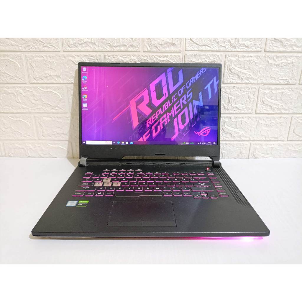 Asus ROG STRIX G531GT i7 9750H Nvidia GTX 1650 RAM 16GB SSD 512GB Layar 120Hz Laptop Second Gaming