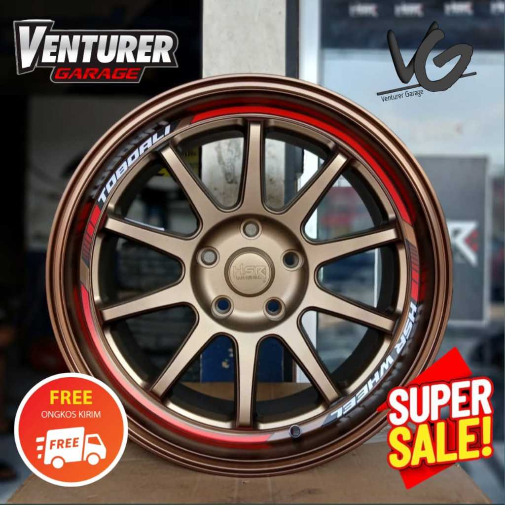 Velg mobil x pander innova stargazer civic murah ring 17 velg hsr wheel toboali surabaya