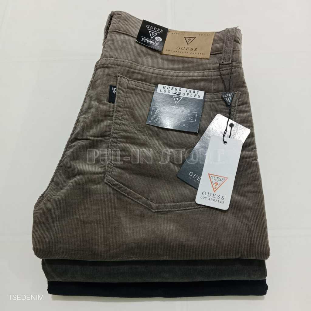 KLU Celana Panjang Kodorai Pria/Celana Corduroy Pria Import Orinal/Celana Kodorai Cowok/Kodorai