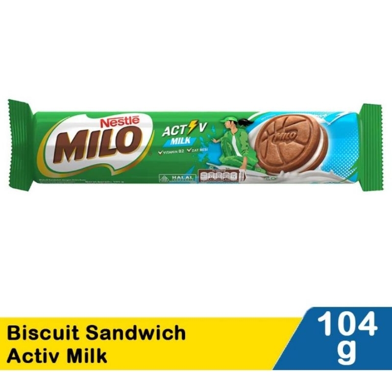 

Milo Biscuit Sandwich Activ Milk104G