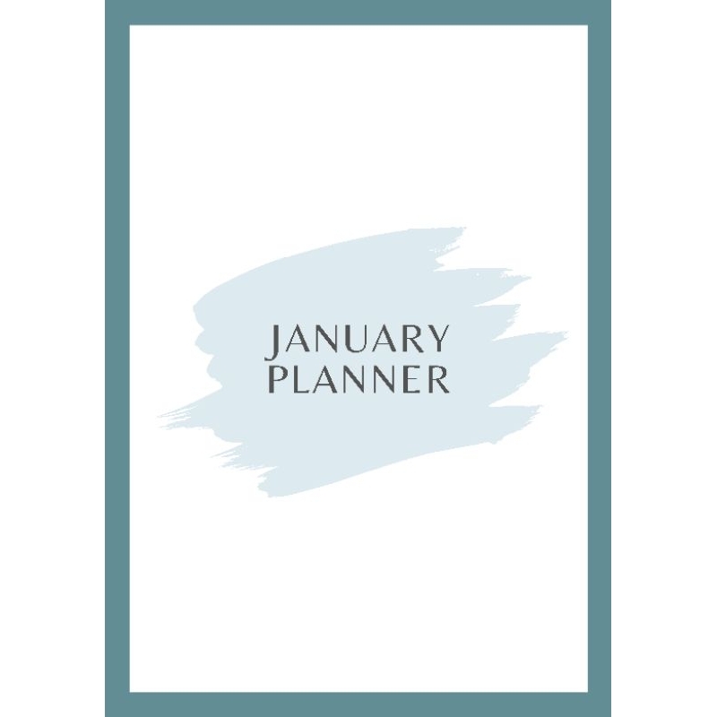 

Paket January planner funny