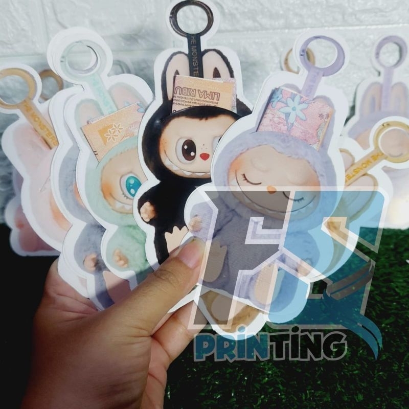 

6pcs amplop lebaran 3D labubu siap pakai