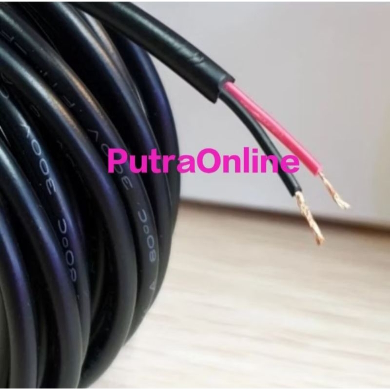 Kabel Awg24 2 Jalur Jual Per/ 20meter Kabel Awg 24 isi 2