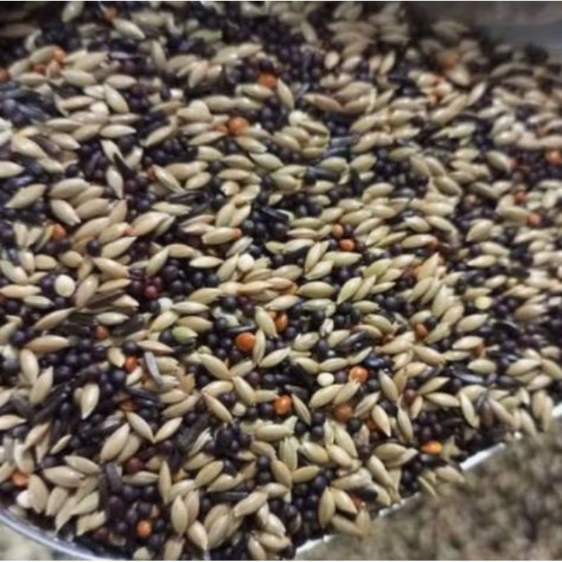 milet mix pakan burung milet kemasan repack 1kg