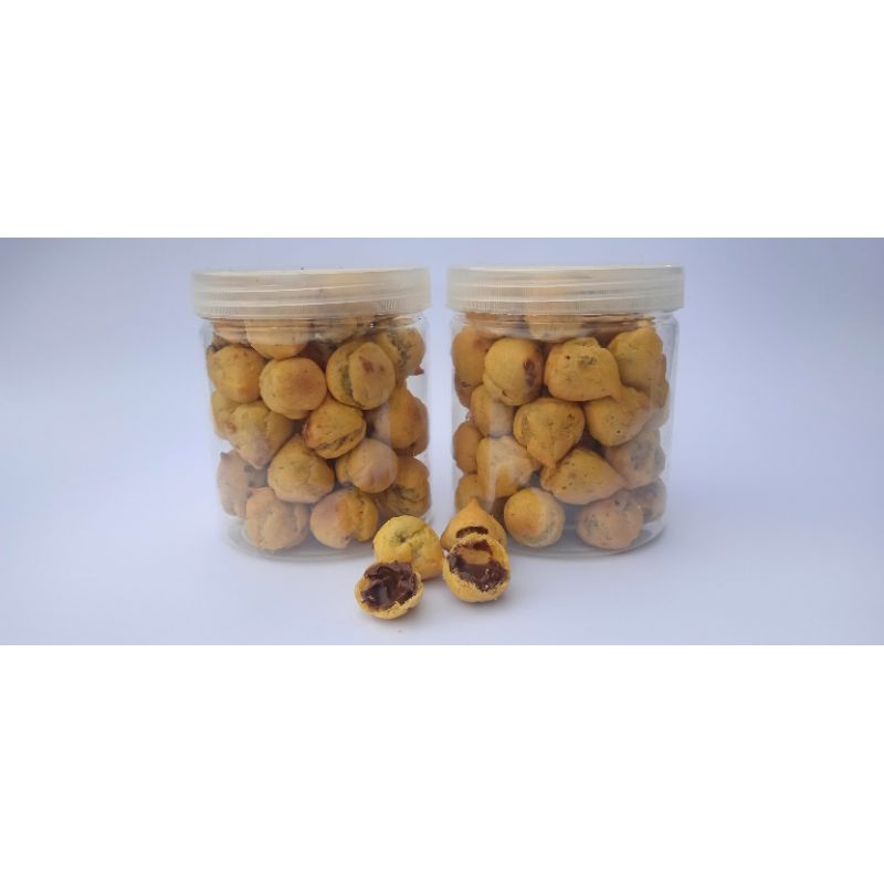 

Termurah Snack Toples Soes Coklat Lumer Cemilan Manis