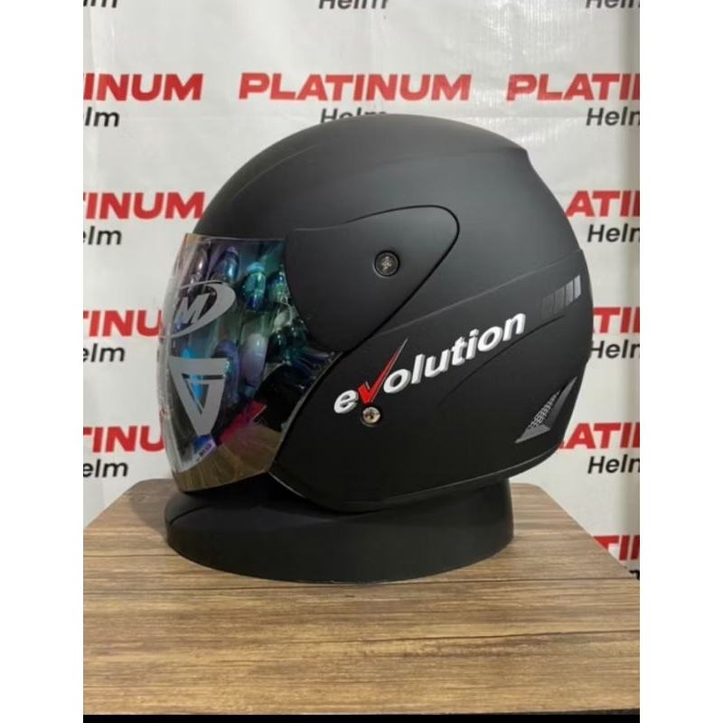 Helm Evolution Helm helem GM EVOLUTION DEWASA warna hitam dof