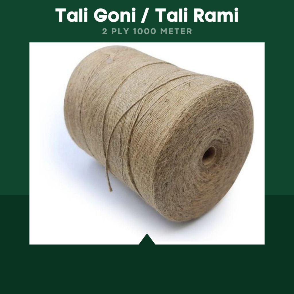 

Tali Goni / Tali Rami 2 Ply 1000 Meter Kemasan Tabung
