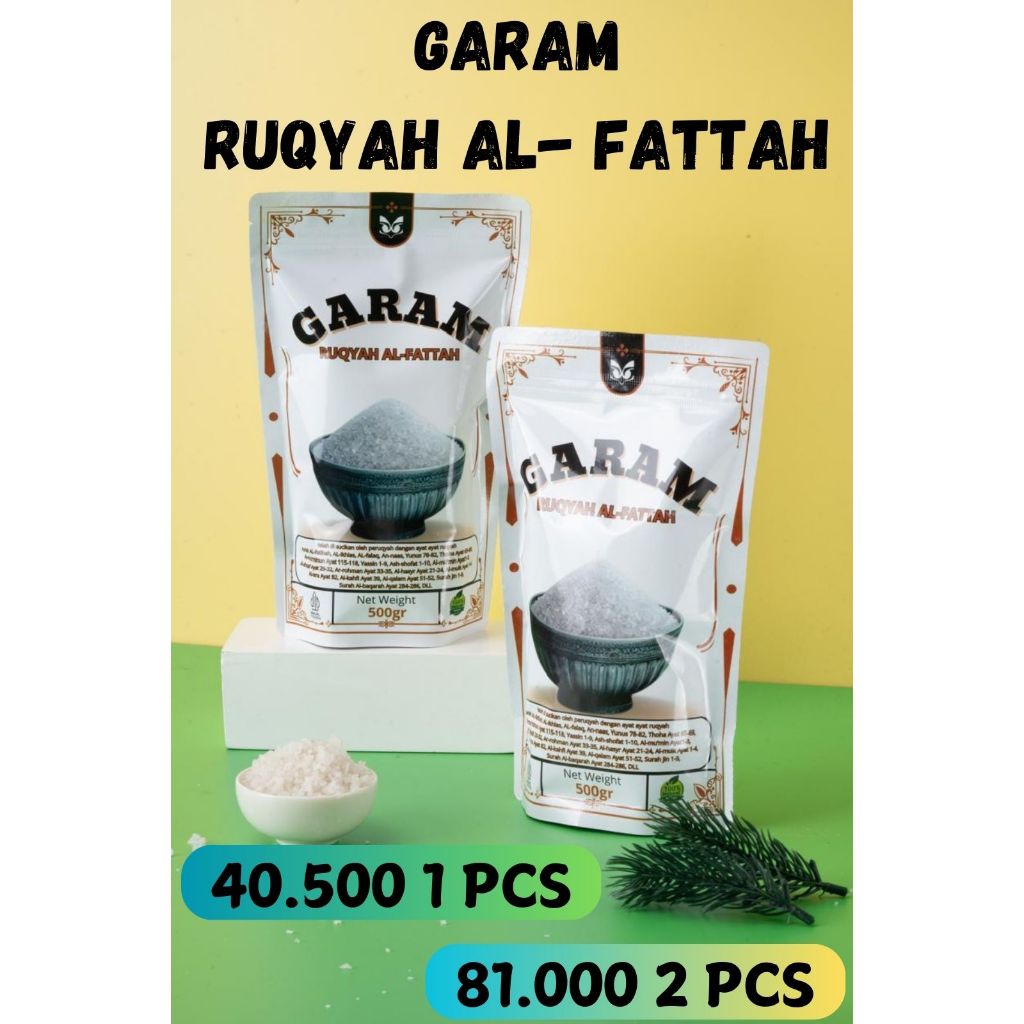 

Promo beli 1 dapat 1Garam ruqyah al fattah untuk tolak balak, pelarisanan, perlindungan ,keberuntungan dan solusi rejeki lancar, pelarisan, Meruqiyah/Menetralisir Rumah, Toko, Tempat usaha