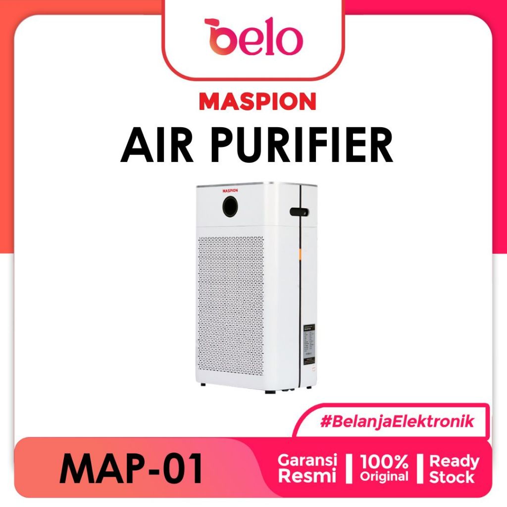 Maspion Air Purifier MAP-01 - Daya 40 Watt 50m2 Ionizer