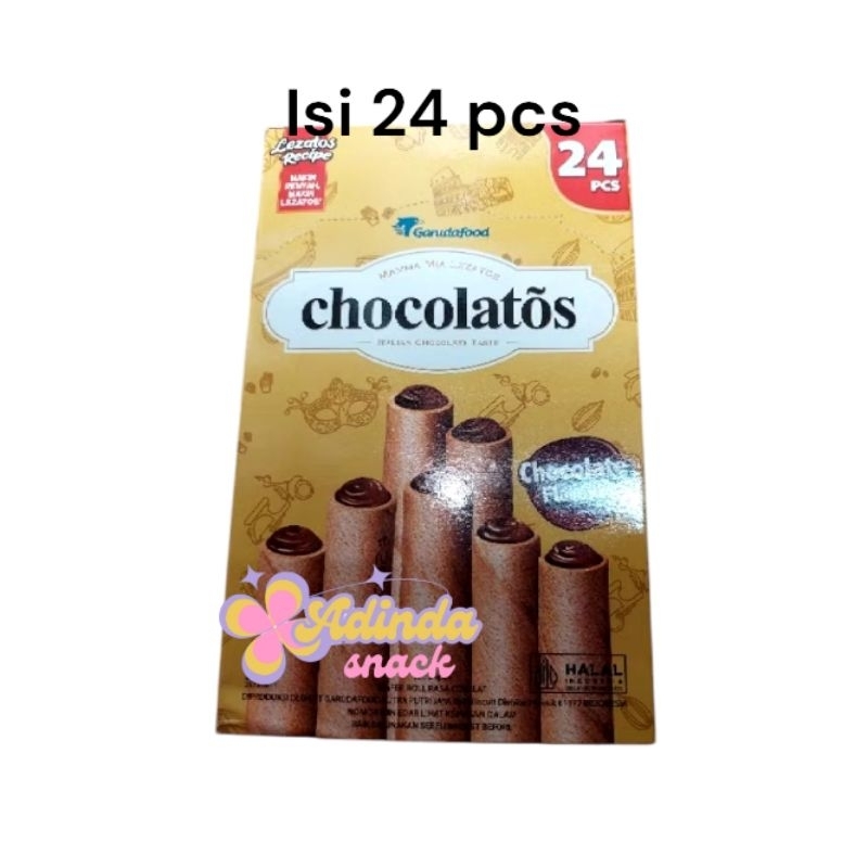 

chocolatos roll dark panjang isi 24pcs ecer 1.000