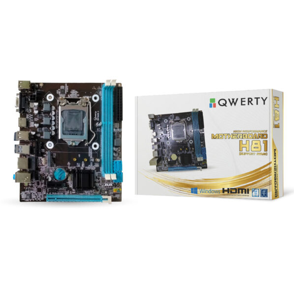 MOTHERBOARD QWERTY H81 LGA 1150