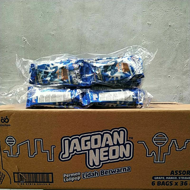 

Jagoan Neon Permen Lolipop 6gram (36pcs)