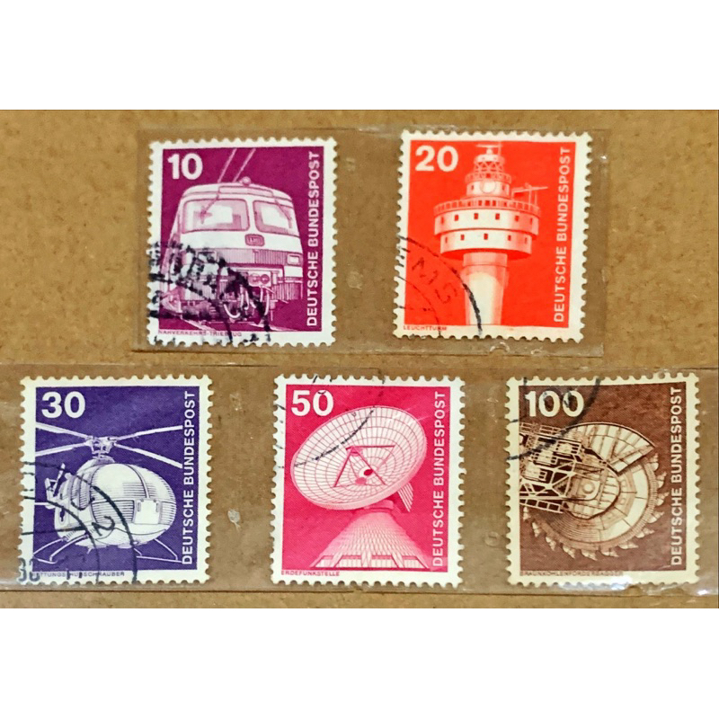 

(BA) PRANGKO GERMAN TEMA SATELIT DAN TRANSPORTASI 5V USED