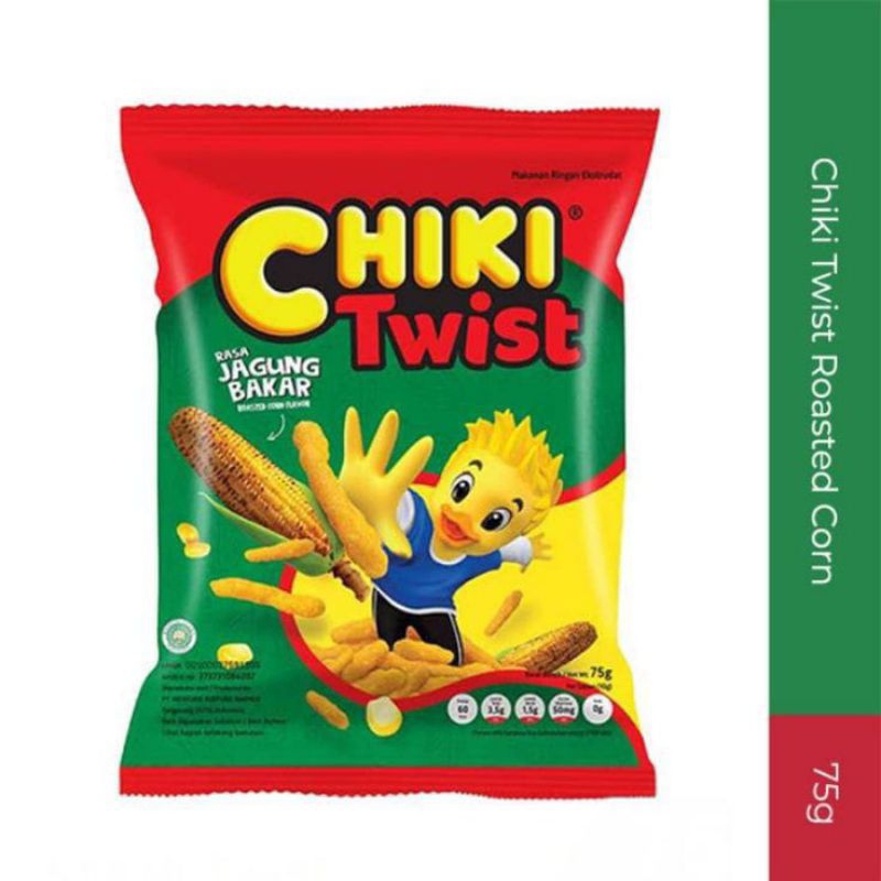 

Chiki Twist Rasa Jagung Bakar Roasted Corn 75g