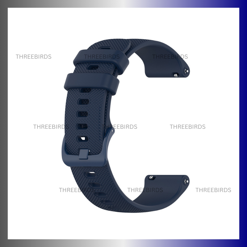 IK8 Strap Rubber 20mm Garmin VIVOACTIVE 5 OFFICIAL BUCKLE - Tali Jam Strap Garmin VIVOACTIVE 5 20mm