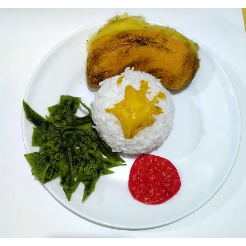 replika makanan flanel request