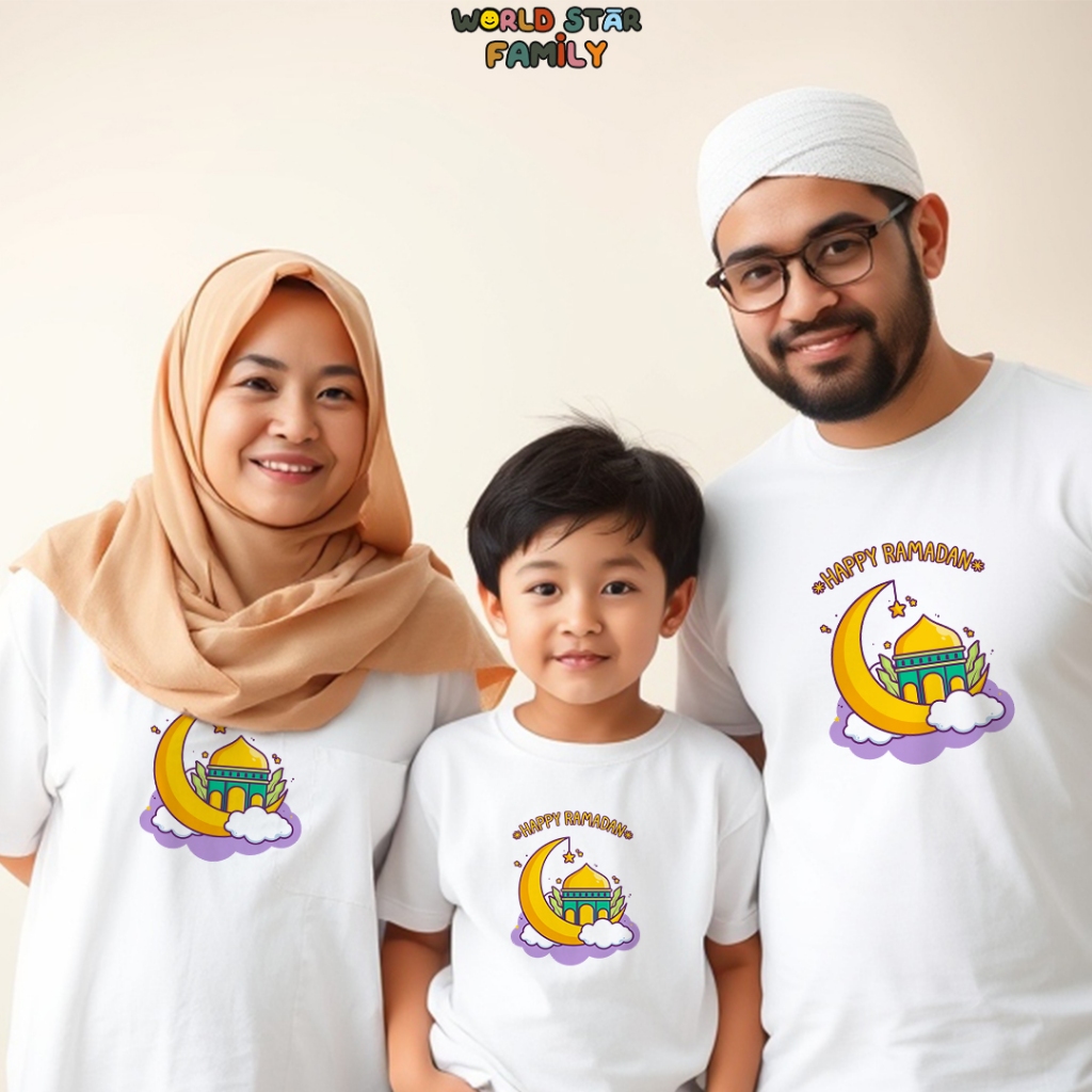 WSF Kaos Couple Keluarga RAMADAN Kaos Couple Keluarga  Kaos Ramadhan Baju Puasa Lucu Kaos Pasangan K