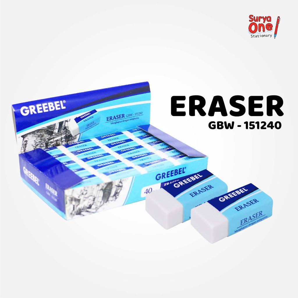 

VEMILO Penghapus GBW-151240S (1PCS) / Eraser / Stip / Penghapus Karet Greebel