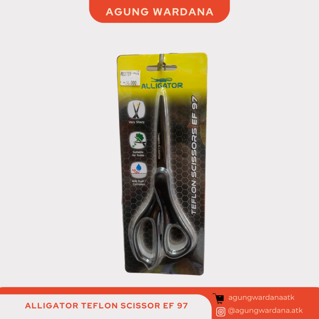 

GUNTING ALLIGATOR TEFLON SCISSOR EF 97