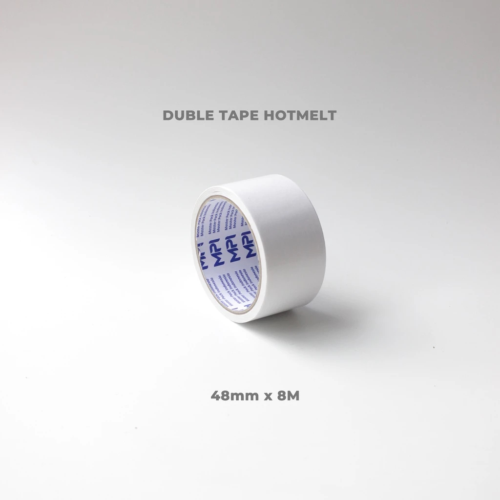 

Double Tape MPI 48mm 2 Inch 1 DUS ISI 72 ROLL- Double Tape Kertas MPI 48mm 2 Inch