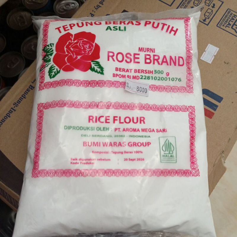 

Tepung beras Rosebrand 500g