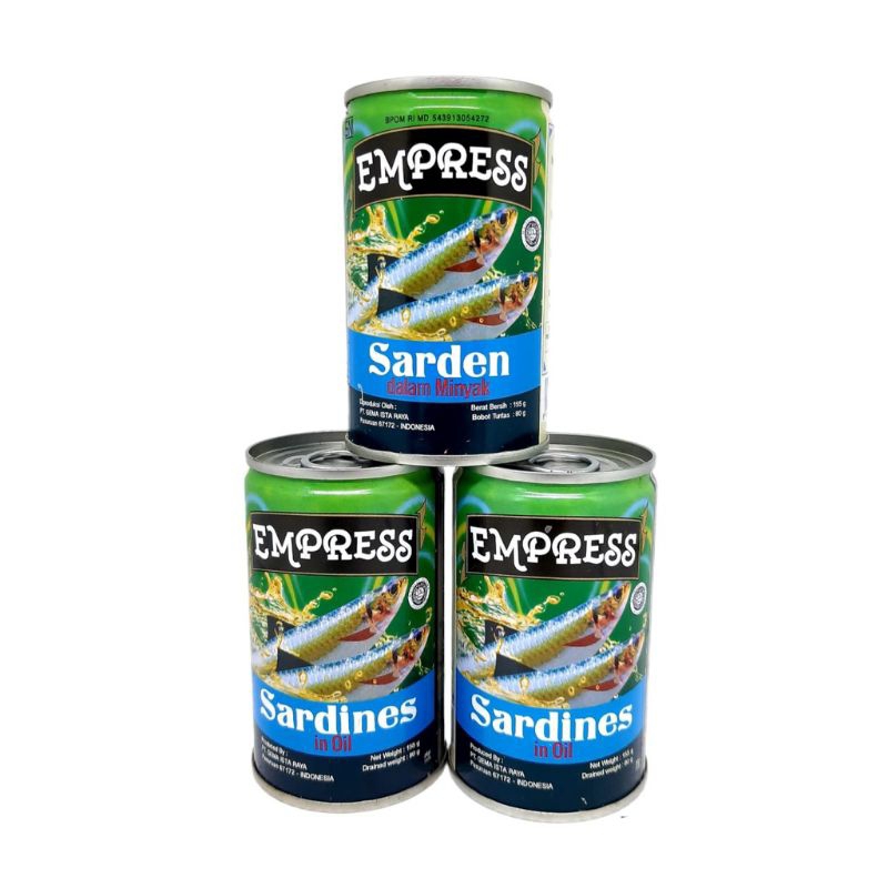 

Empress Sardine Miyak Ikan Rendah