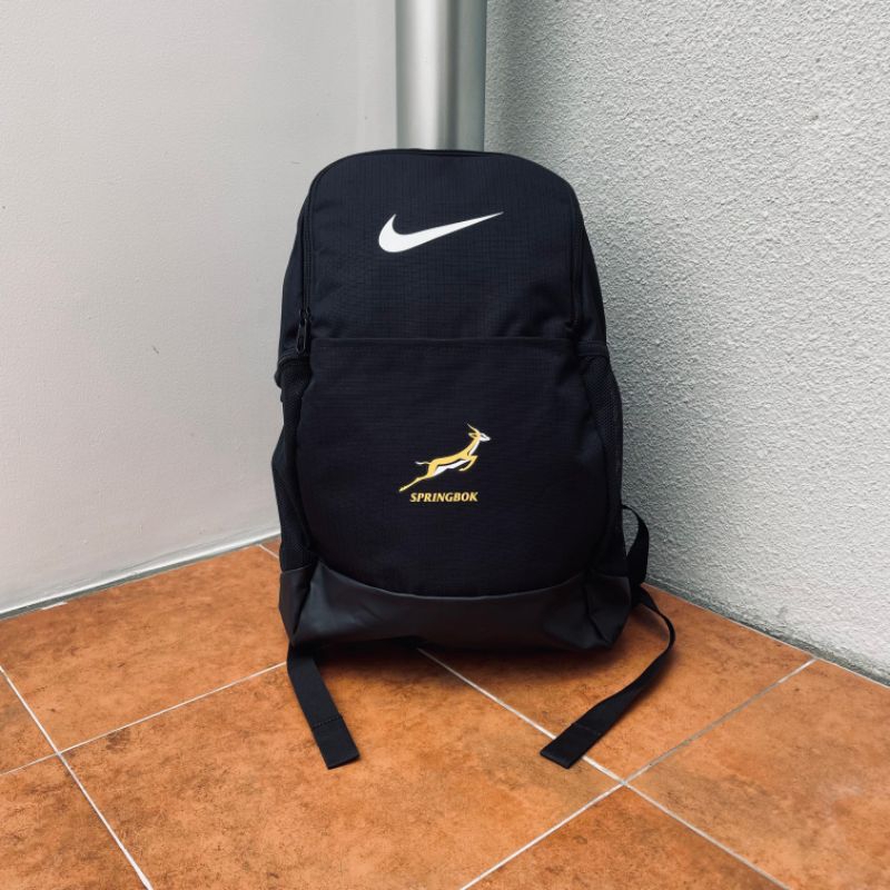 Tas Ransel , Nike Brasilia x Springbok Training Backpack Medium 24L Black 100%Original