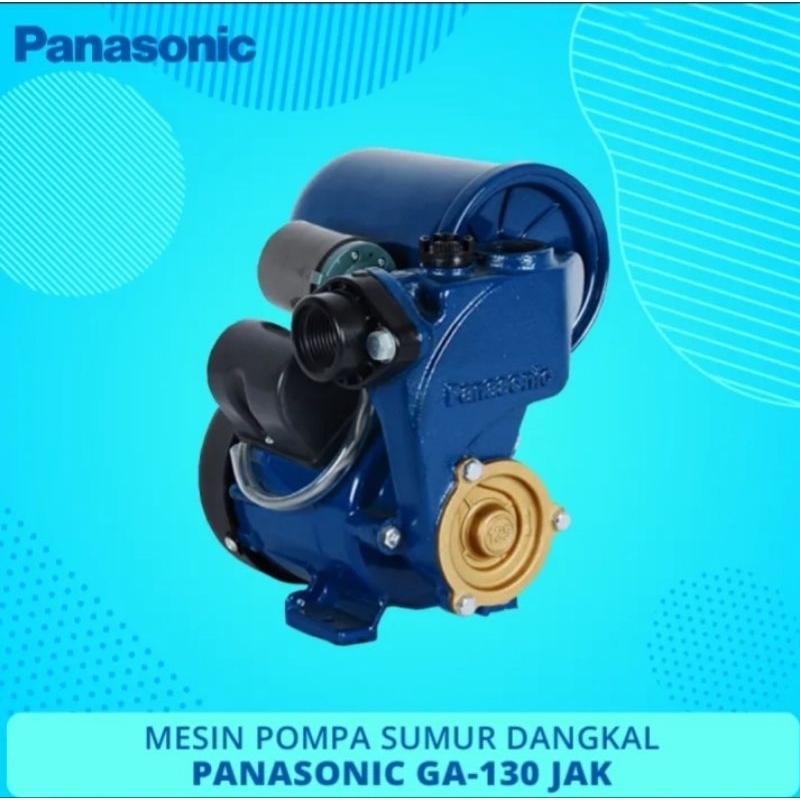Mesin Pompa Air Otomatis Sumur Dangkal / Pompa Air Panasonic GA-130 JAK