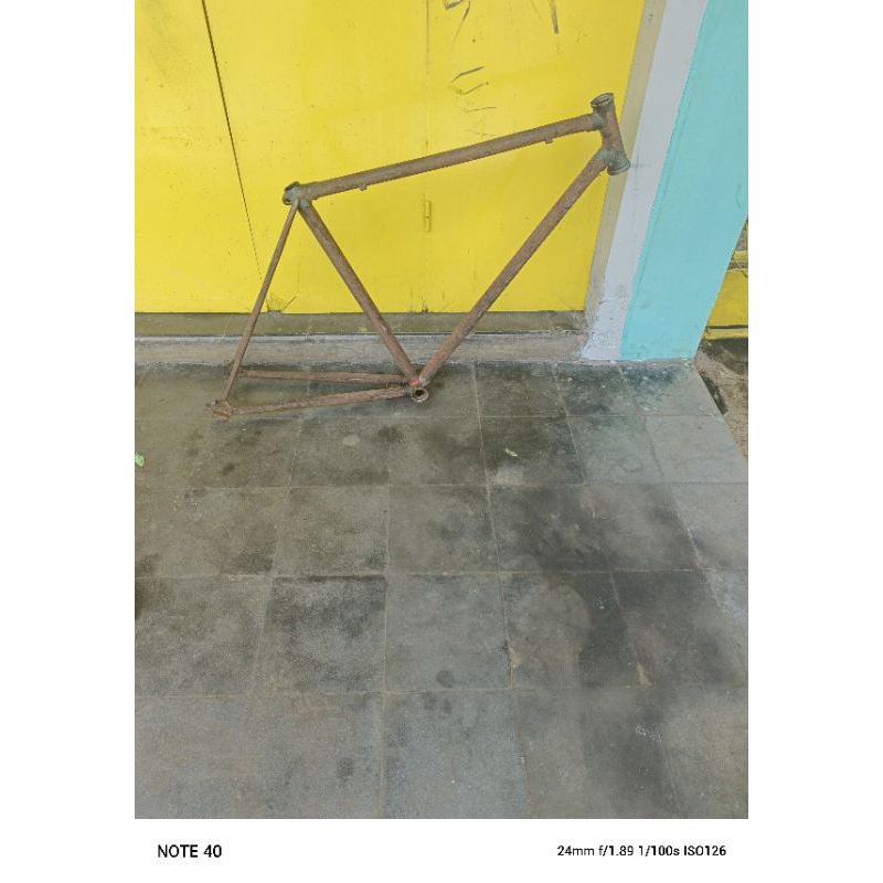 frame sepeda balap jadul 27 antiq tanpa fork