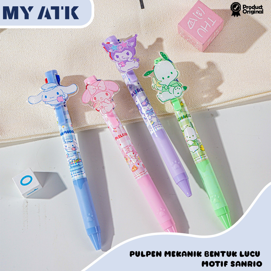 

1PCS 3 Warna Pena Gel Mekanik 0.5mm Sanrio