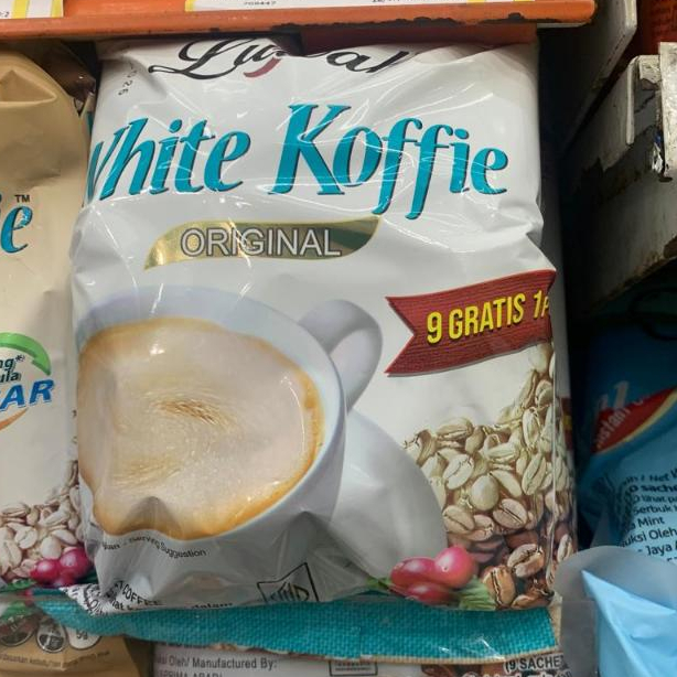 

KOPI LUWAK WHITE COFFEE 200 GR ISI 10 SACHET