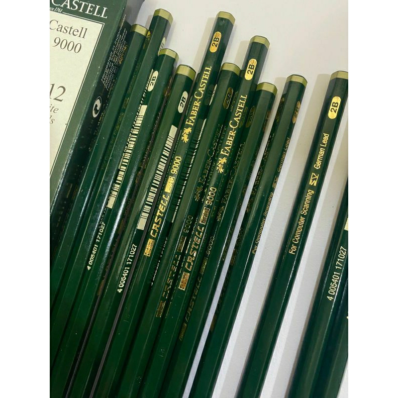 

pensil faber castell 2b asli