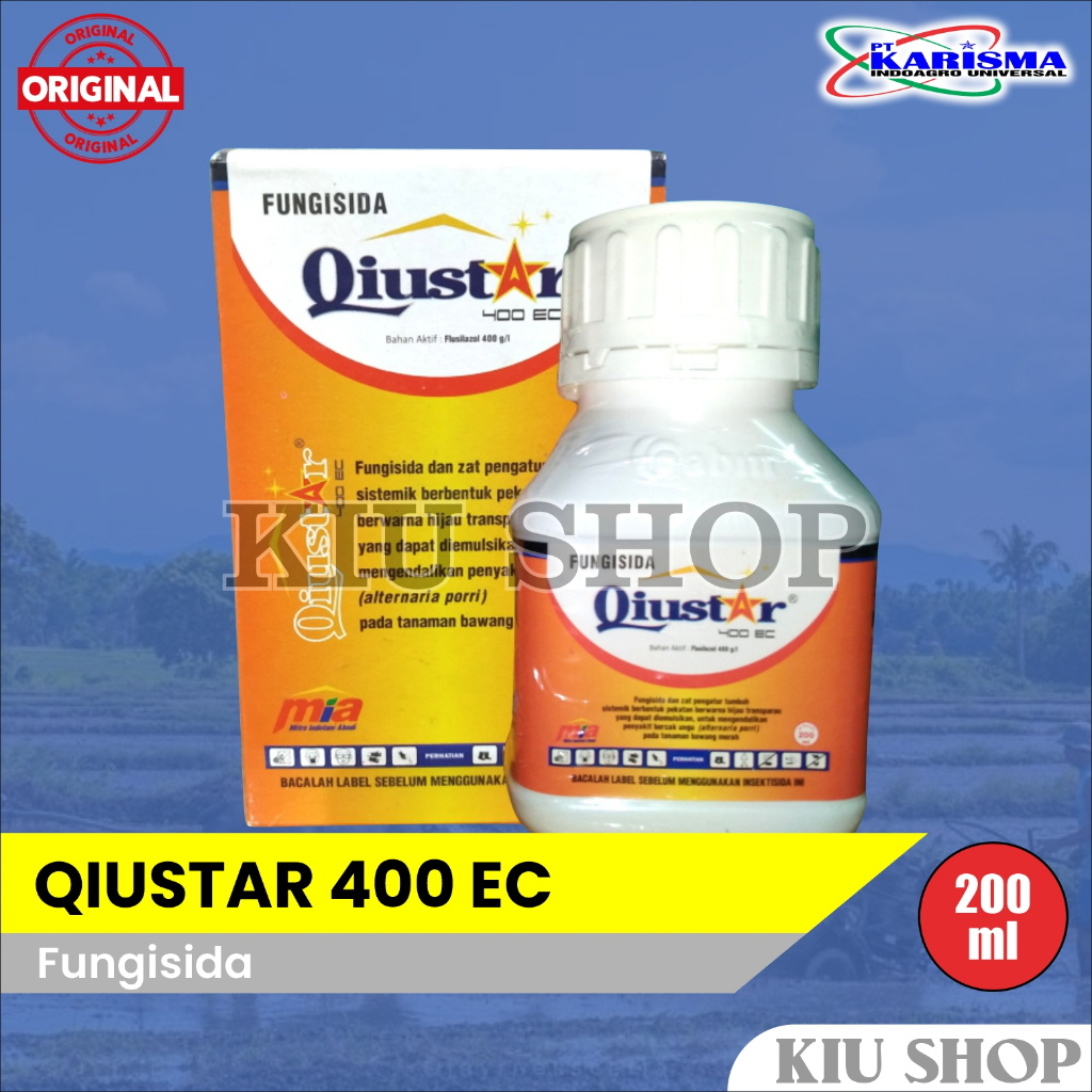 Grosir / QIUSTAR 400 EC - 200ml / FUNGISIDA Atasi Bercak Ungu Bawang Merah