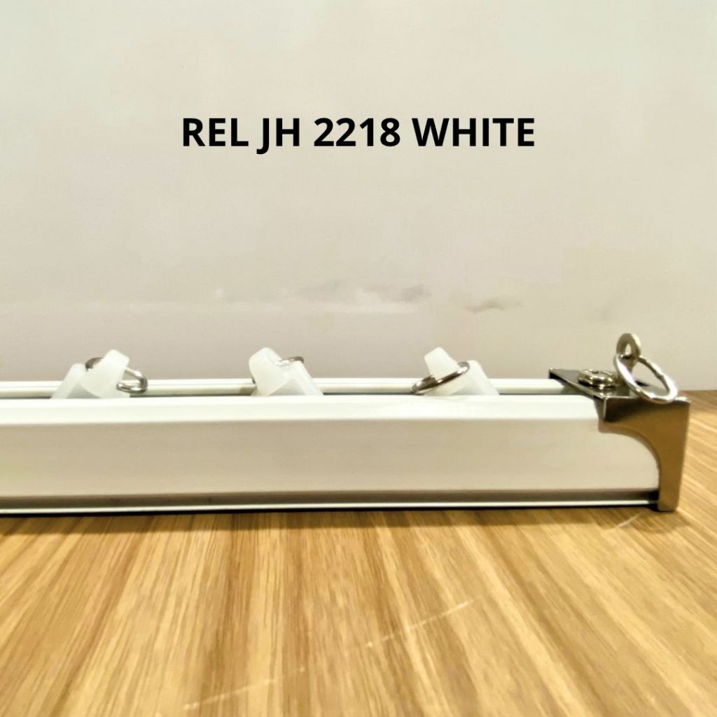 Rel Gorden Besi Gantungan Kain Vitrase Besi Kotak Rel Gorden Minimalis Rel Silent Panjang