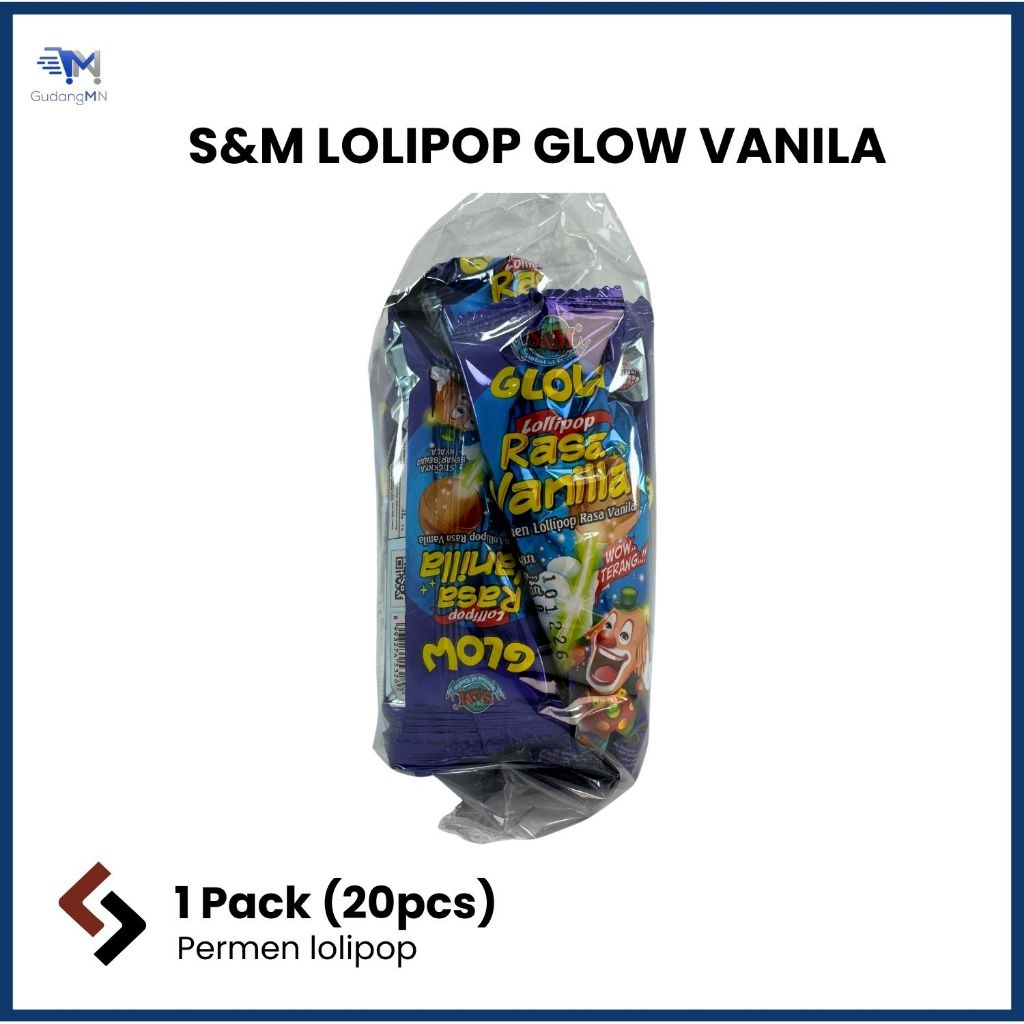 

S&M GLOW VANILLA | PERMEN LOLIPOP