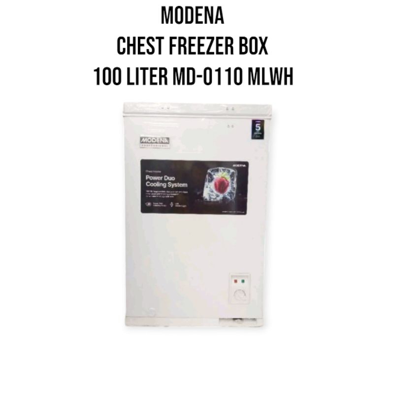 MODENA Chest Freezer Box 100 Liter MD-0110 MLWH