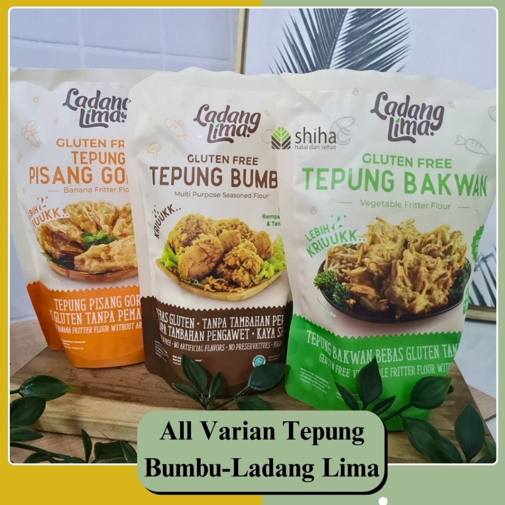 

SHIHA - Tepung Bumbu Serbaguna I Bakwan i Pisang 150 gr - Ladang Lima