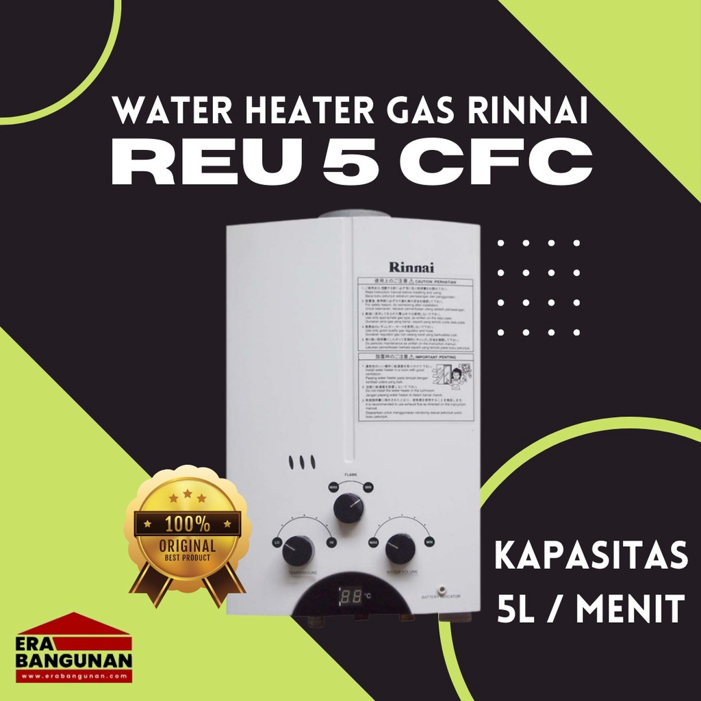 Water Heater Gas Rinnai REU 5 CFC