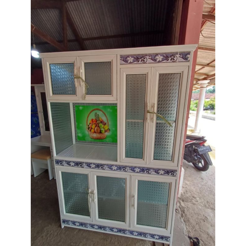 RAK PIRING KERAMIK FULL KACA