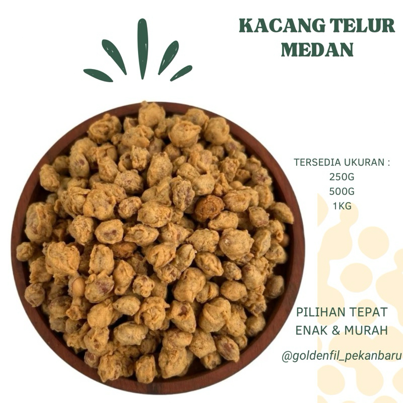 

Kacang telur medan 250g - 1kg