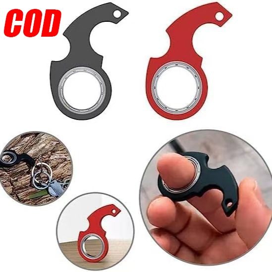 KEYRAMBIT Gantungan Kunci Karambit Spinner Keychain Bearing