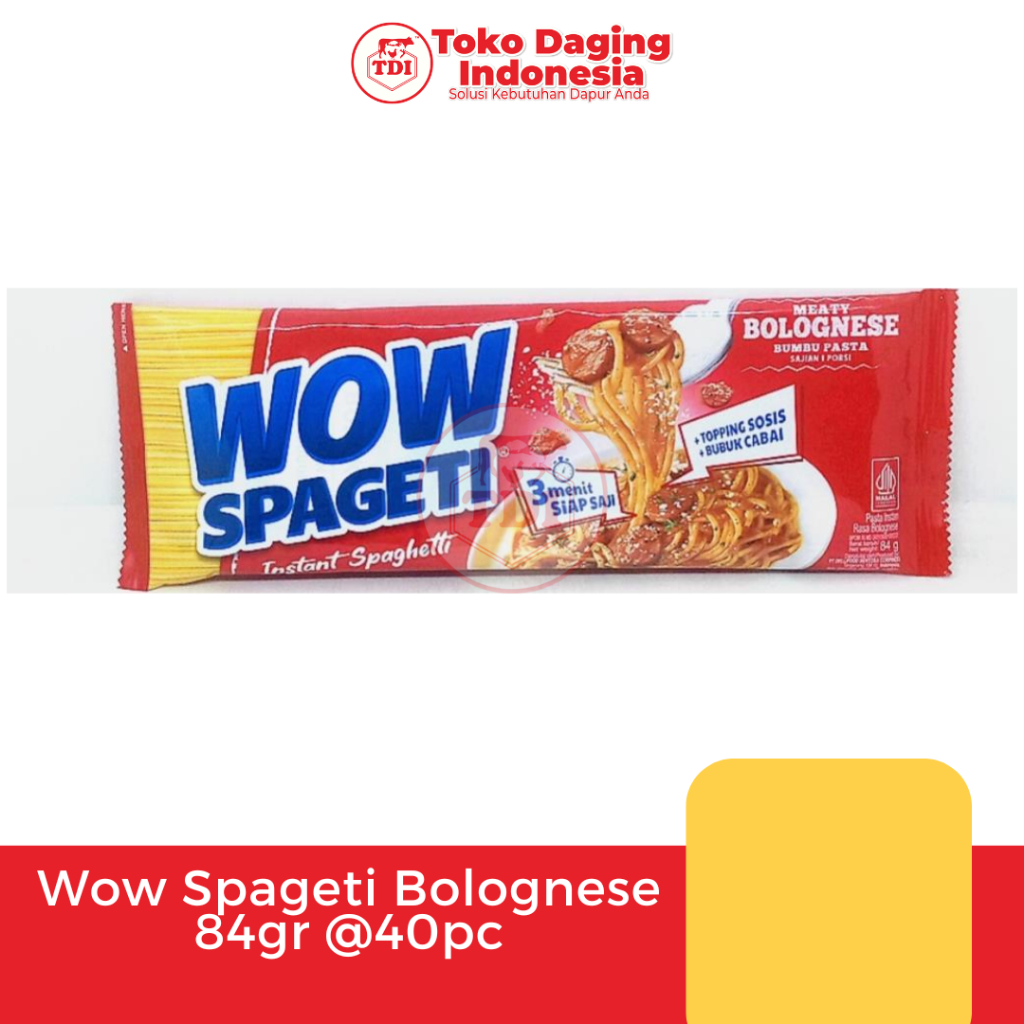 

Wow Spageti 88gr @40pc