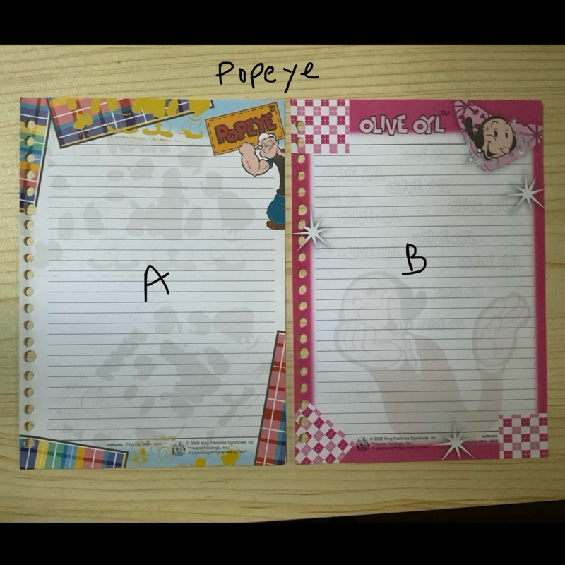grup 4 - Isi binder Adinata jadul kolektor loose leaf A5