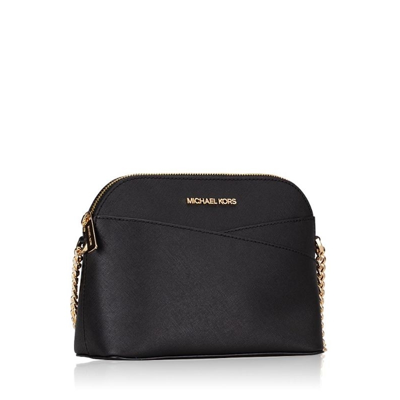 Michael Kors Jet Set Medium Dome Crossbody Black