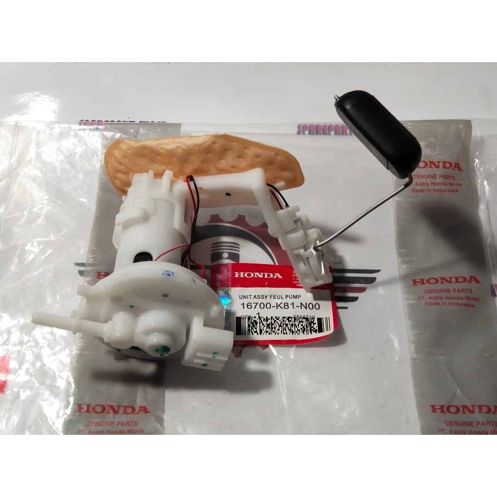 FUEL PUMP BEAT F1 PART K81, FUEL PUMP ASSY SEPEDA MOTOR HONDA BEAT F1