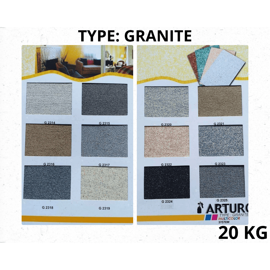 ARTURO Cat Texture Type Granite 20 KG (PAIL)