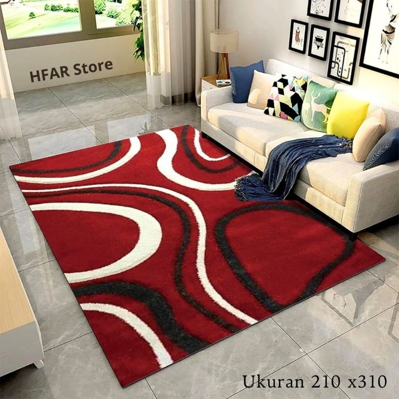 Karpet Permadani Sekelas Moderno Minimalis 210x310