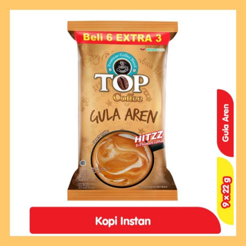 

Top Coffee Kopi Gula Aren Sachet 9x22gr