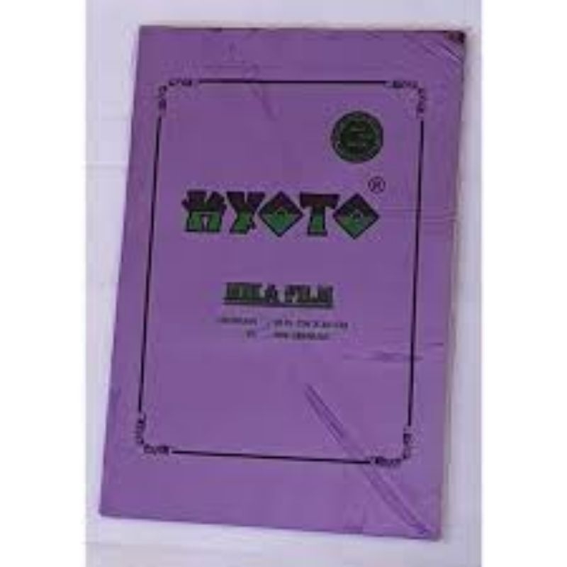 

mika jilid merk kyoto Warna Ungu / folio satu pak isi 100 lembar