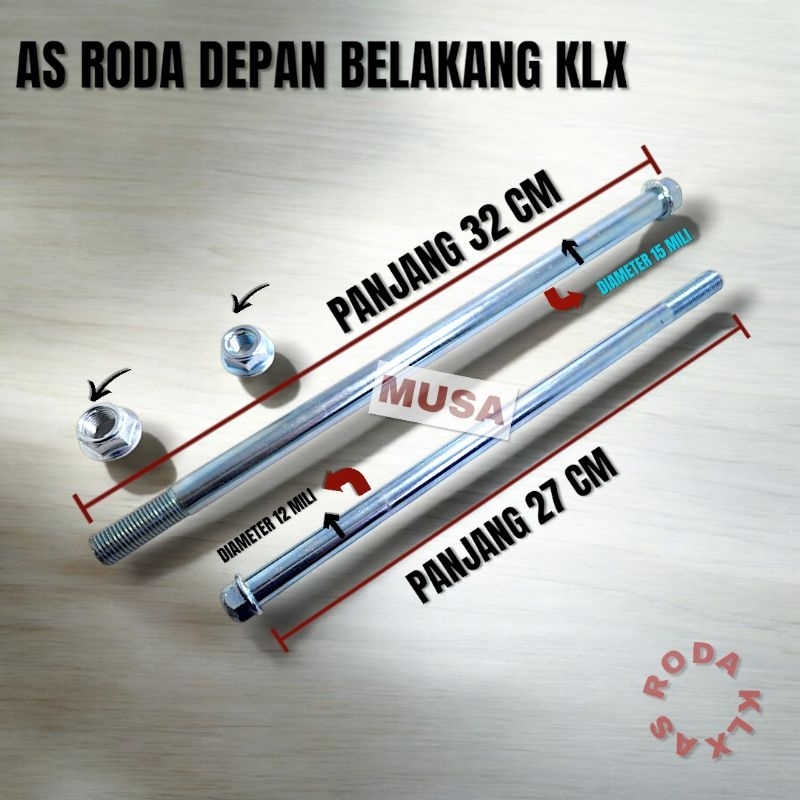 AS RODA BELAKANG CRF150. AS RODA DEPAN CRF150. AS RODA DEPAN CRF MURAH. AS RODA BELAKANG CRF150